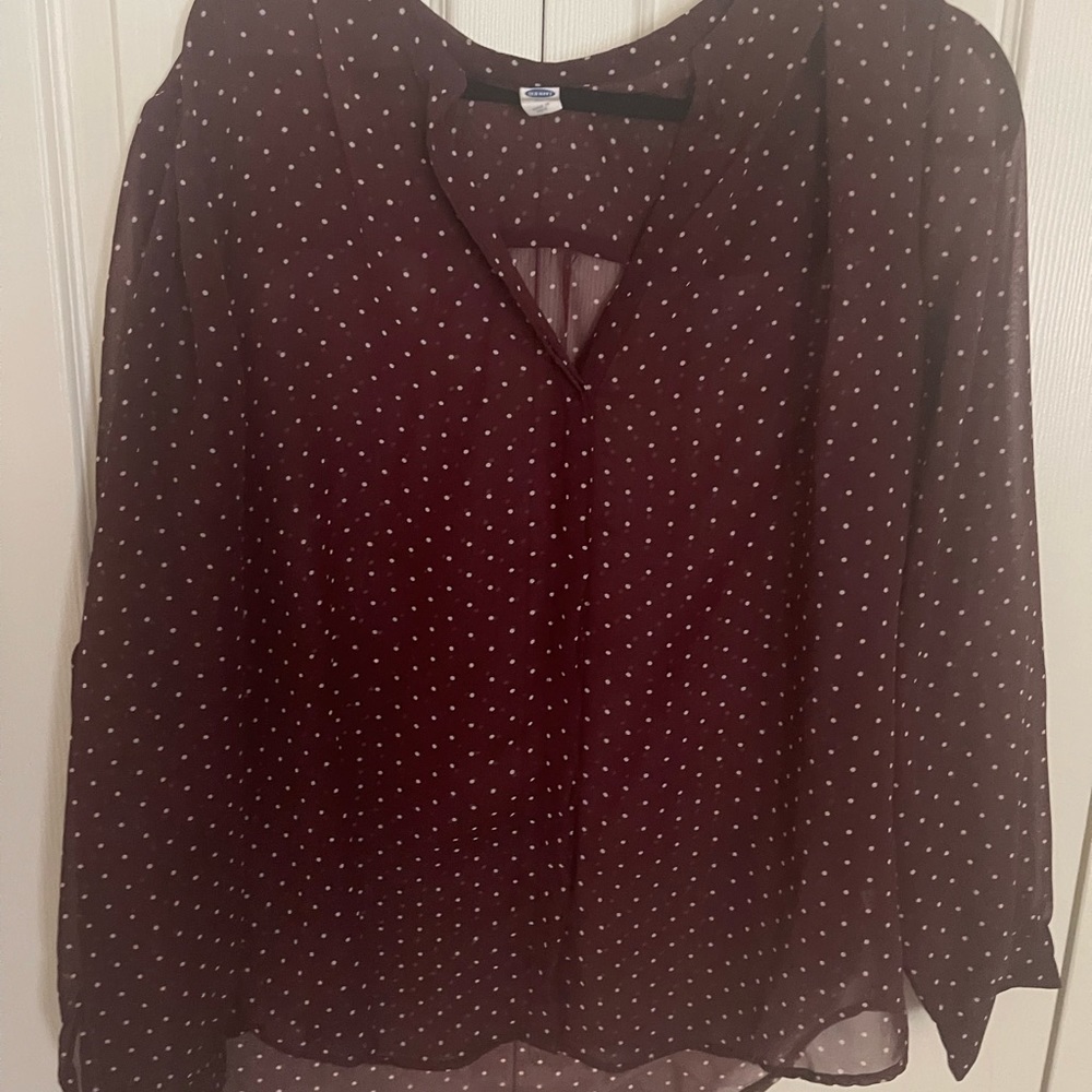 Old Navy Like new Sheer Blouse XL